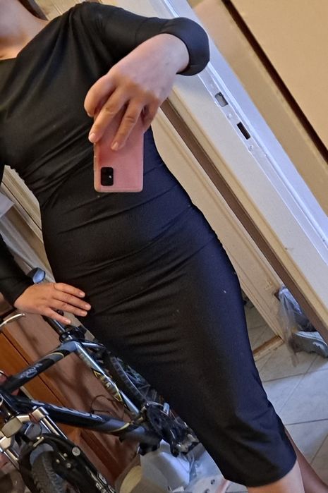 Sukienka elegancka M/L czarna