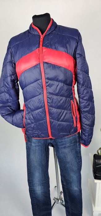 Kurtka kurteczka puchową karl Lagerfeld kl granatowa L 40 czerwona