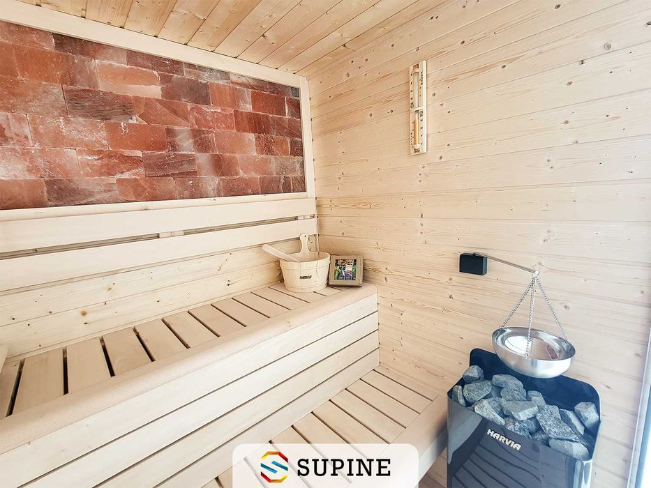 Sauna, sauna domowa wewnętrzna, kabina saunowa