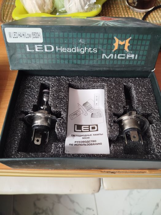 Автолампа LED H4 12V-24V MICHI 5500K