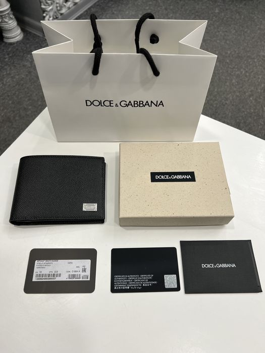 Оригінальний чоловічий гаманець Dolce&Gabbana DG Дольче Габбана