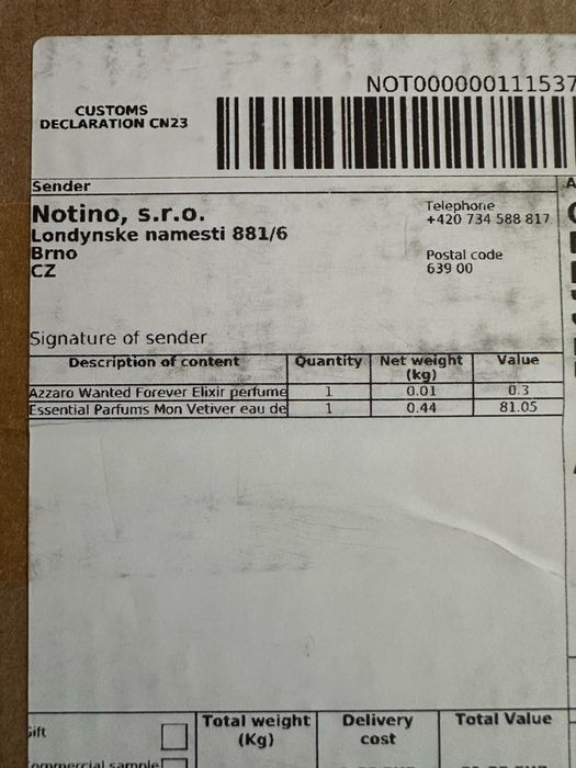 Парфюмированная вода, парфюм, духи Essential Parfums Mon Vetiver