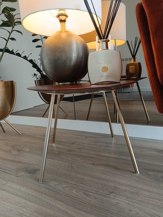 Mesa Zara Home - Madeira/Dourado