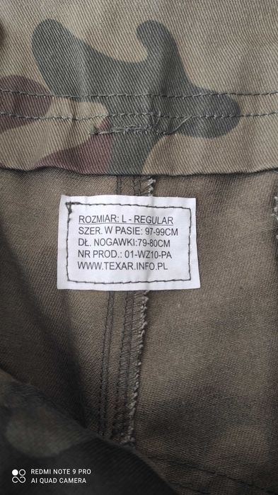 Mundur wojskowy wzór wz10 roz.L stan idealny