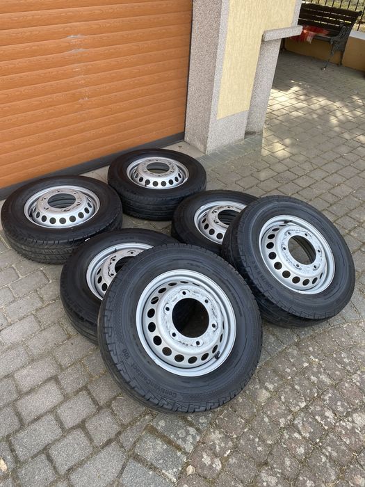 Felgi+Opony Mercedes Sprinter Blizniak 205/75R16C 6xContinental 15R