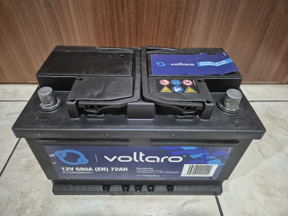 Bateria Akumulator Voltaro 72Ah 680A w Bardzo Dobrym Stanie