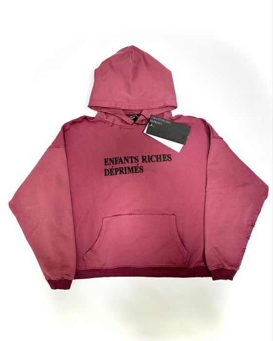Худі худи Enfants Riches Deprimes ERD opium archive washed red M