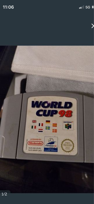 Jogo Nintendo 64 World Cup 98