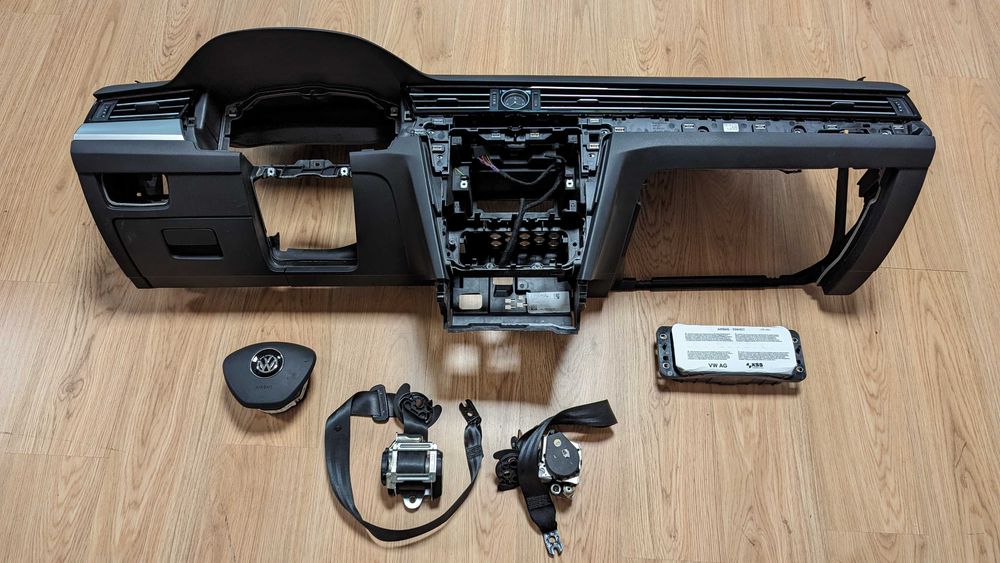 Conjunto Kit Airbags Tablier VW Volkswagen Passat B8 Original