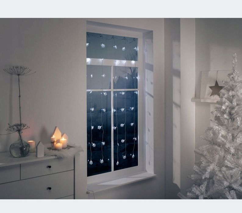 Kurtyna świetlna LED LIVARNO, 40 diod LED z timerem