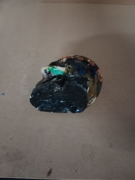 Czaszka ozdobna kolorowa