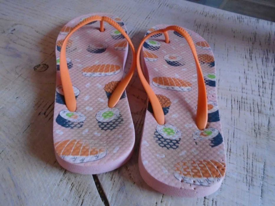 klapki japonki retro