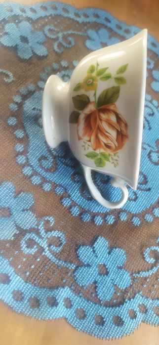 Filiżanki z różą.Karolina