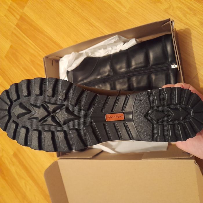 Зимові сапожки кожані