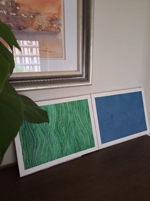 Pintura textura acrílico no. 1