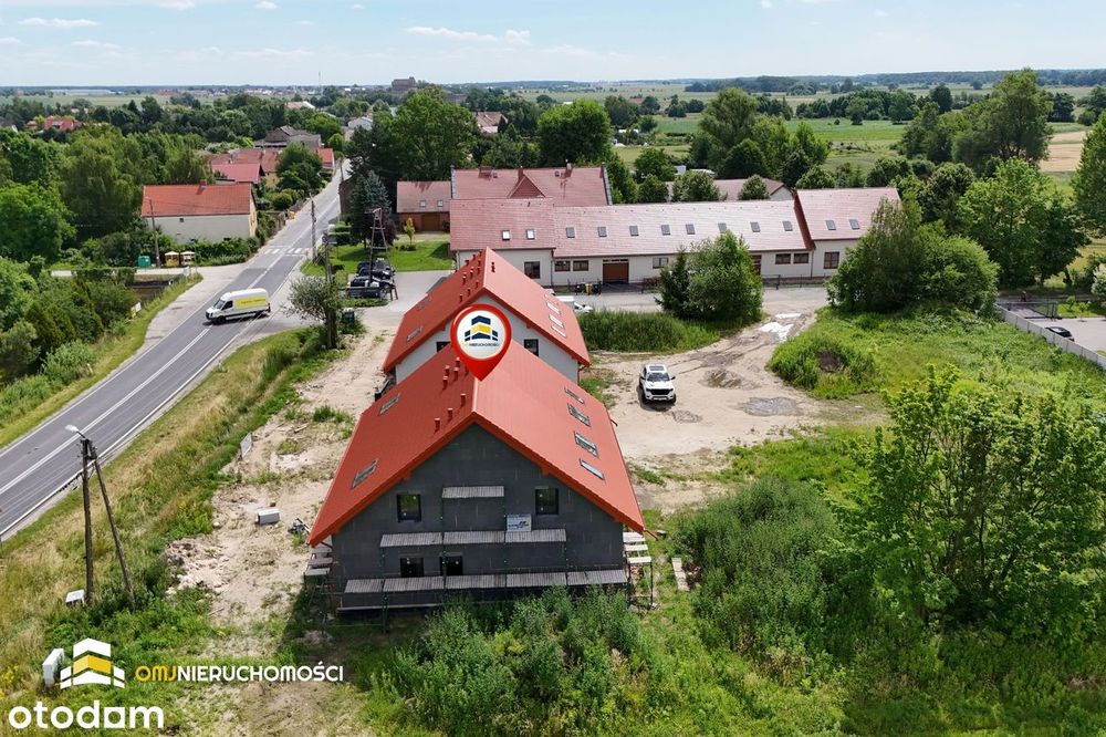 Nowoczesny bliźniak 121,42 m² Jaczkowice k. Oławy/Pompa ciepła/Garaż
