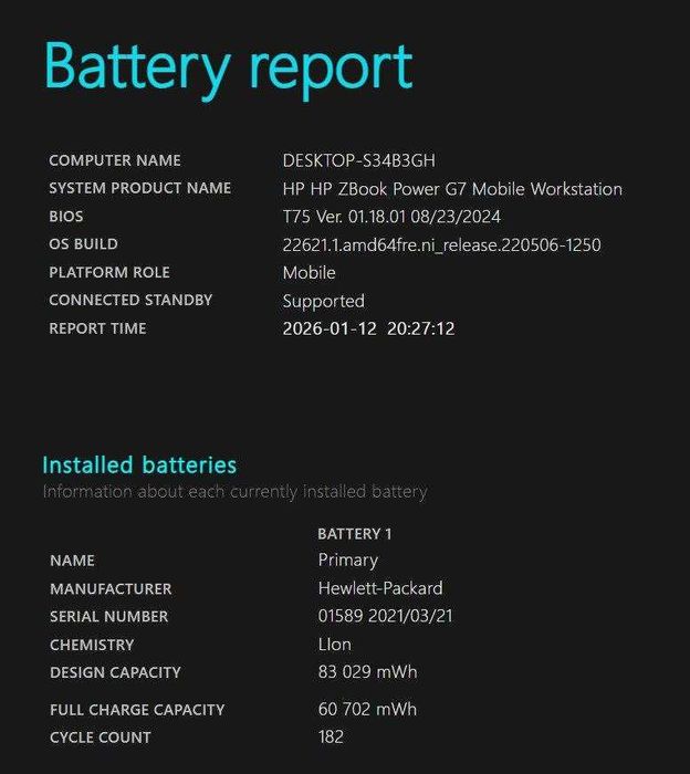 HP ZBook Power G7 (15.6" IPS FullHD/Intel Core i7-10750H / 32/512)