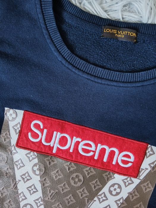 Supreme & Louis Vuitton  , світшот пуловер жіночій ,L
