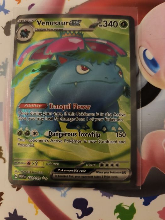 Karty pokemon - venusaur ex mew 182