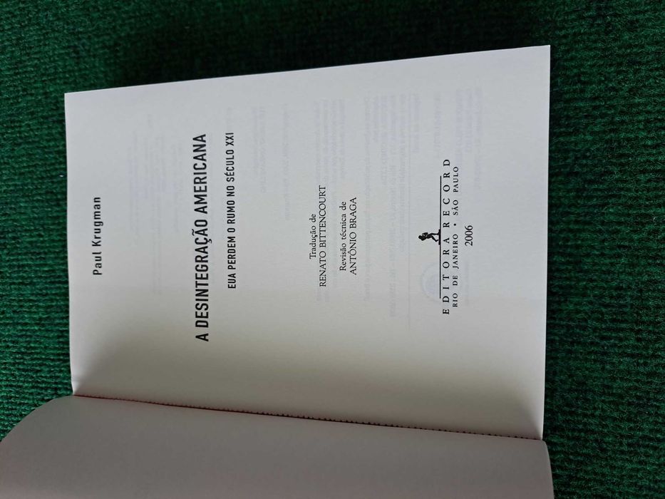 A Desintegração Americana - Paul Krugman