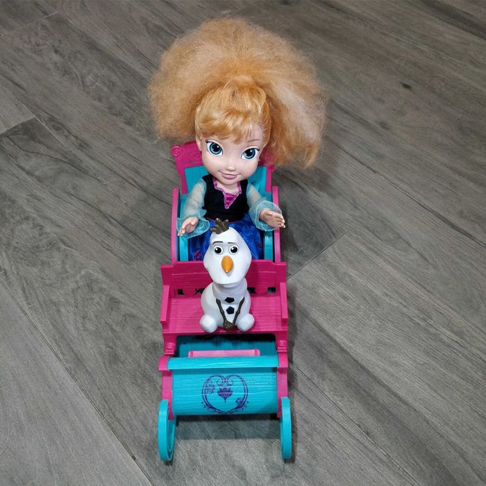 Набір Анна Фрозен і Олаф і сані-ліжко Disney Frozen Anna and Sleigh