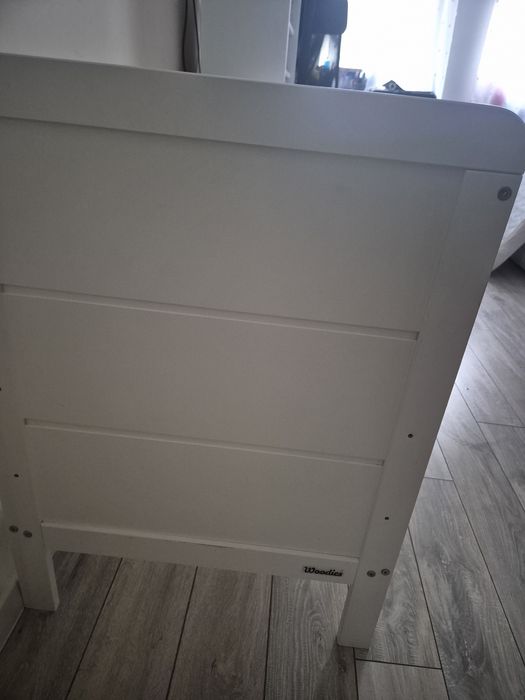 Łóżeczko niemowlęce Woodies 120x60 z materacem
