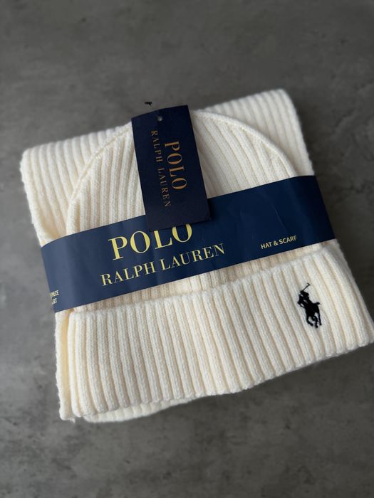 Набір шапка та шарф polo ralph