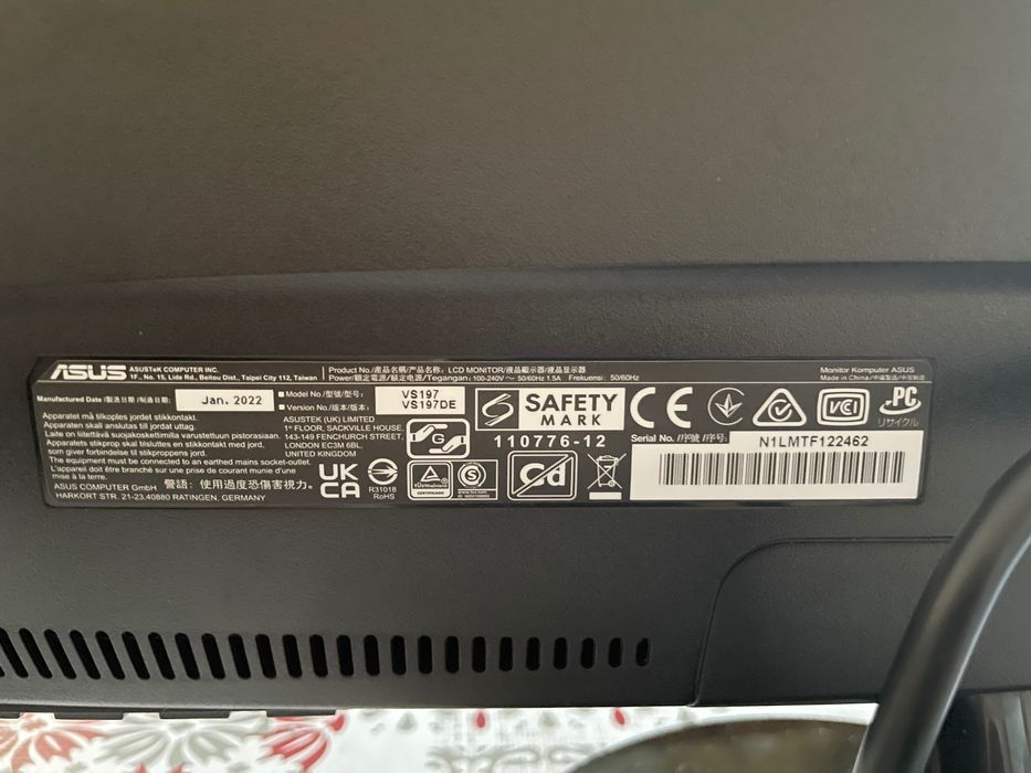 Monitor ASUS | Ano:2022 | Em bom estado como está nas fotos.