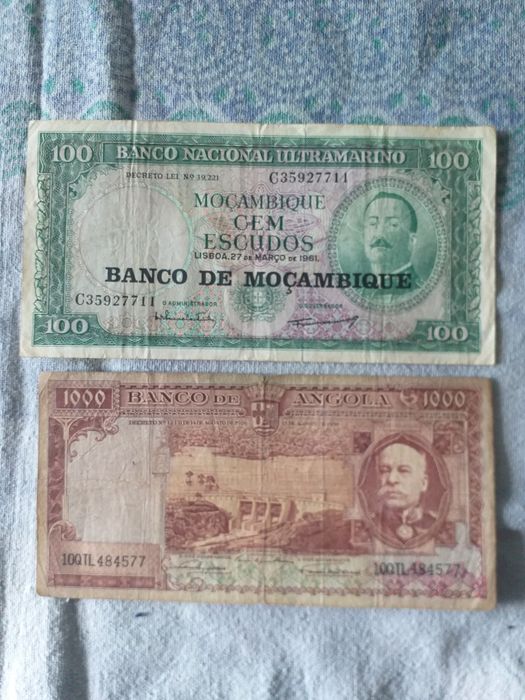 Vendo moedas e notas antigas