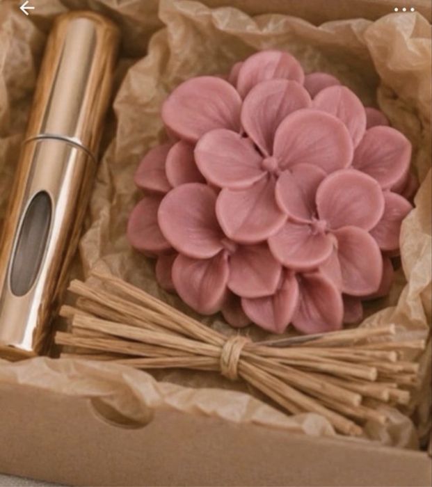 Caixa Presente Flor aromática + aroma extra