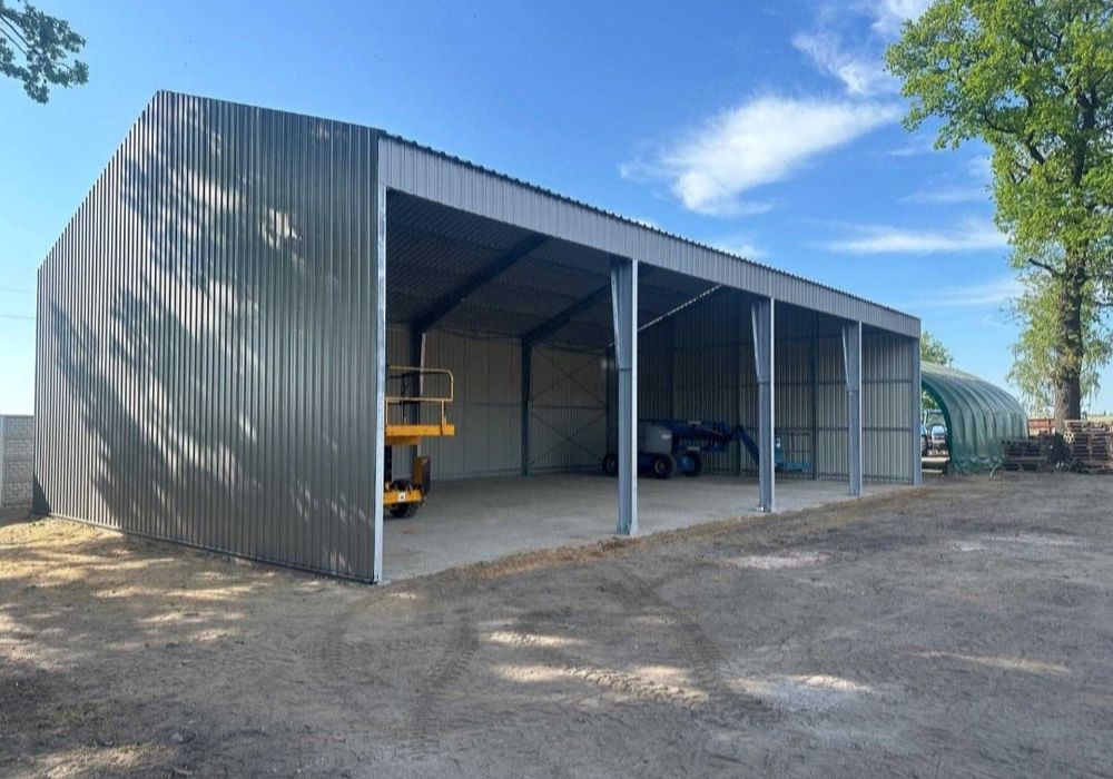 Konstrukcja stalowa wiaty hali 14x20x5 hala rolnicza wiata rolnicza