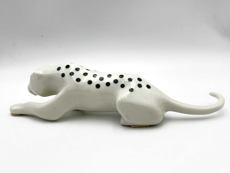 Figurka ceramiczna: „Pantera" Sgrafo Modern ,Peter Müller,  lata 60