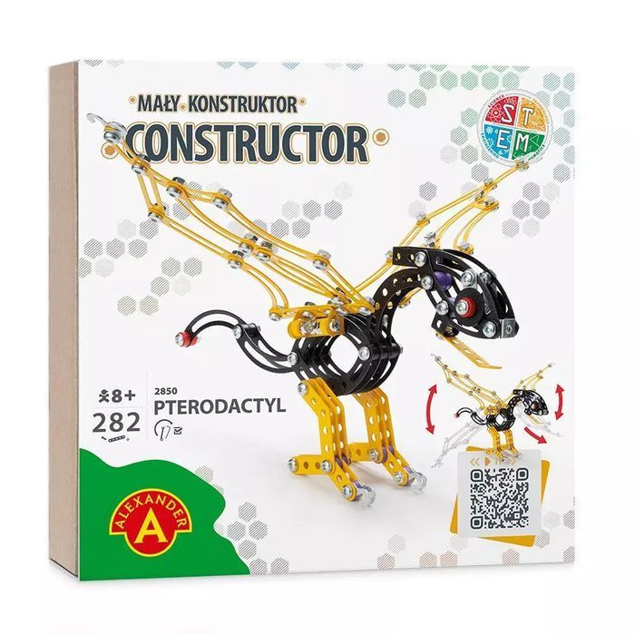 Mały Konstruktor. Dinozaury. Pterodactyl. Alexander. Nowy Produkt