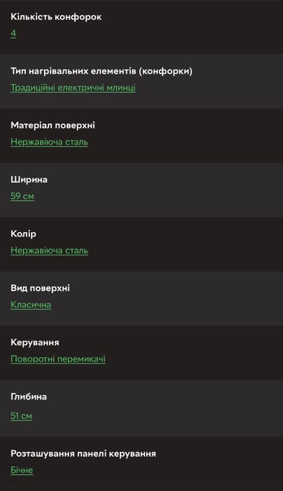 Продам варильну поверхню електрична Ventolux