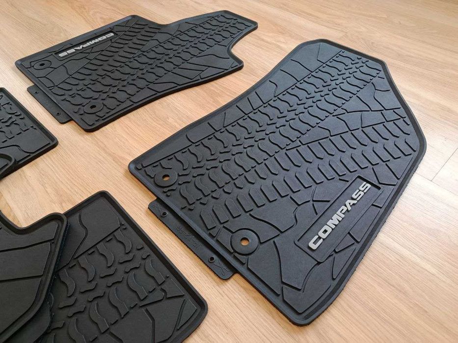Ковры в салон Коврики салона Jeep Compass Джип Компас 2017+ OEM Style