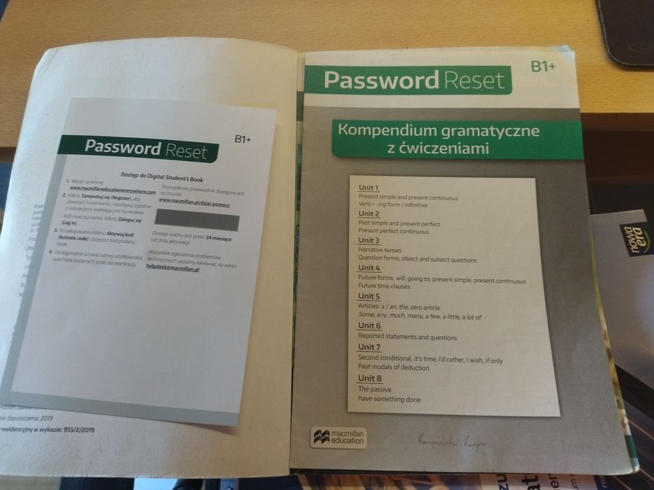 Password Reset B1+ podręcznik i ćwiczeniówka Macmillan