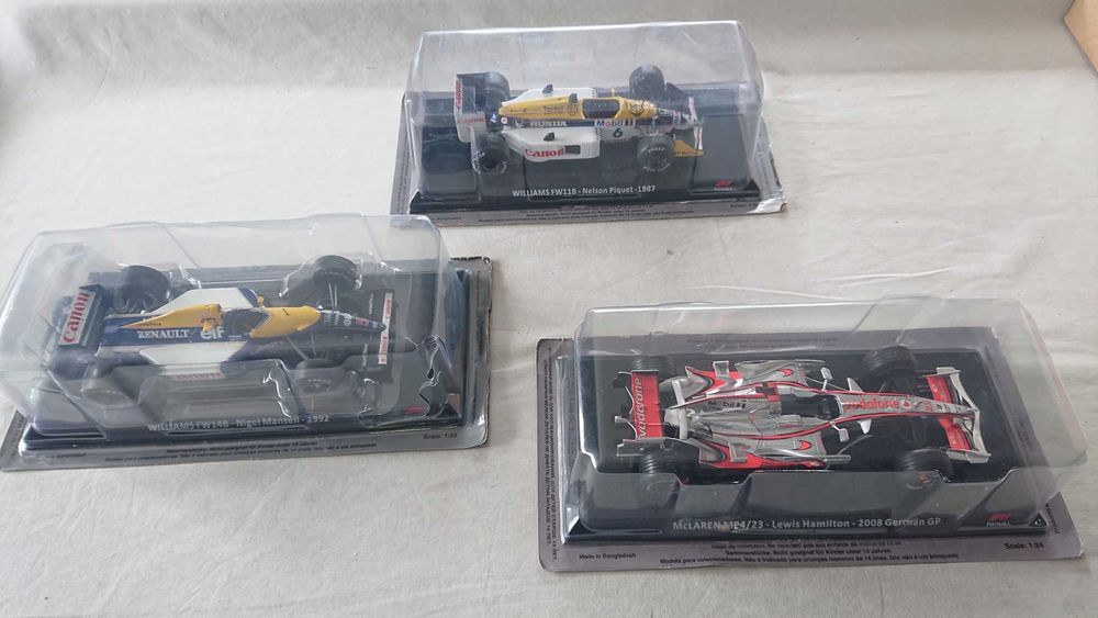 Formula 1 (escala 1/24) (A2/3): 16 modelos F1