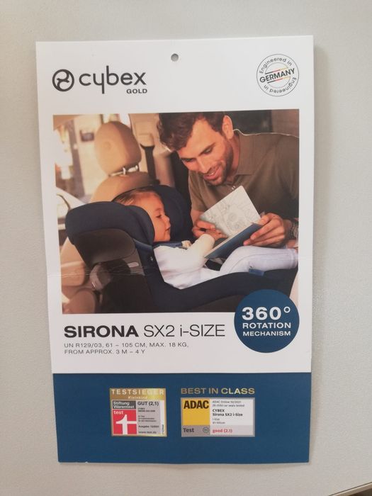 Cadeira auto cybex sirona SX2 i-size
