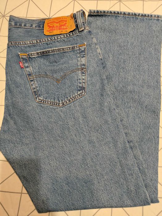 Levis 501 Nowe niebieskie spodnie jeansy W36 L32