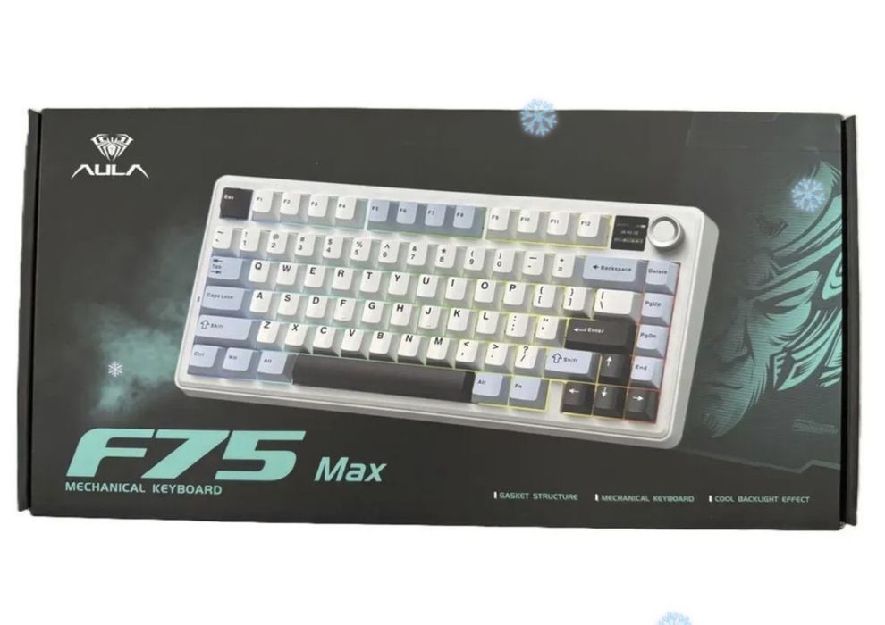 Клавіатура механічна F75 Max - Нова! Type-c, bluetooth 2.4