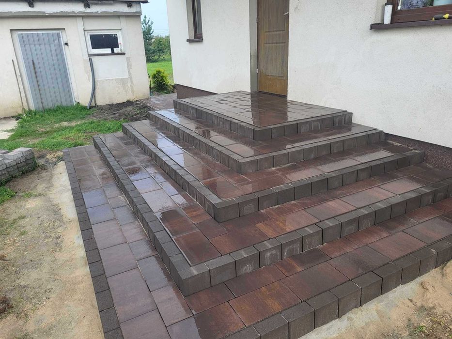 Układanie kostki brukowej