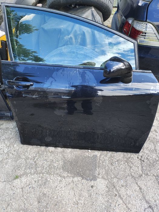 Drzwi prawe przednie seat Leon 2 czarny metalic .