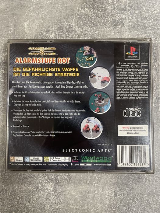 Command & Conquer: Alarmstufe Rot – PlayStation PS1, оригінал (PAL)