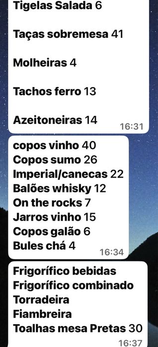 Material de restaurante