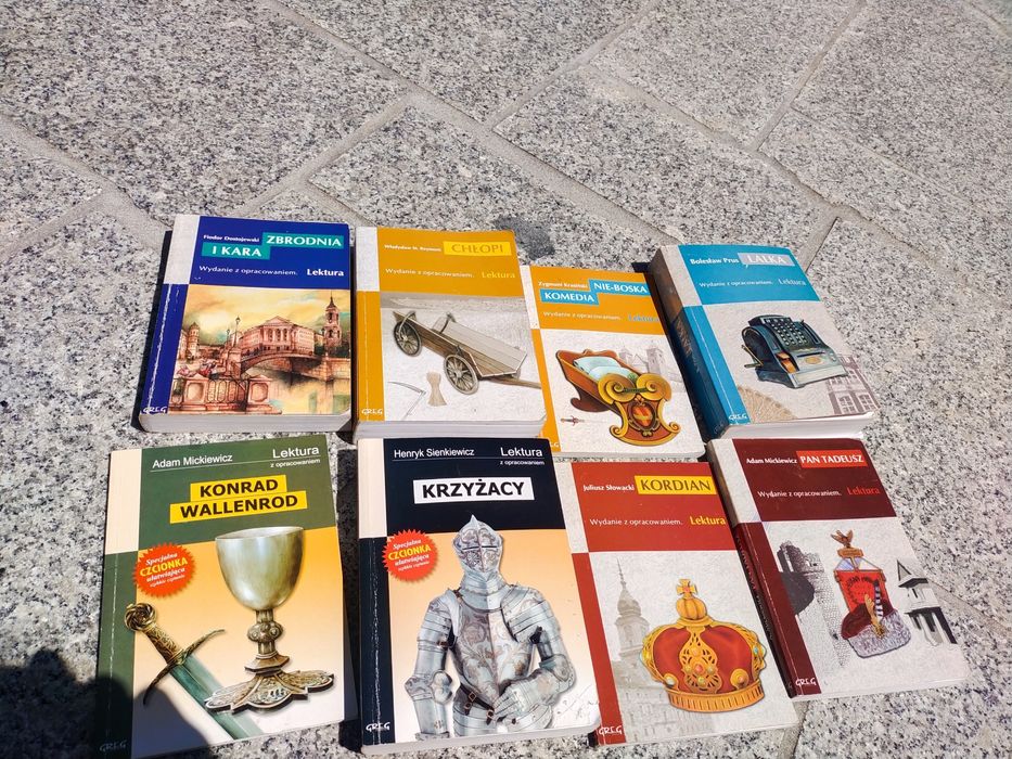 Lektury szkolne z opracowaniem GREG