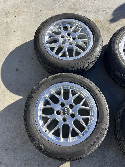 Vendo 4 jantes bbs  r16 5x 112 com pneus