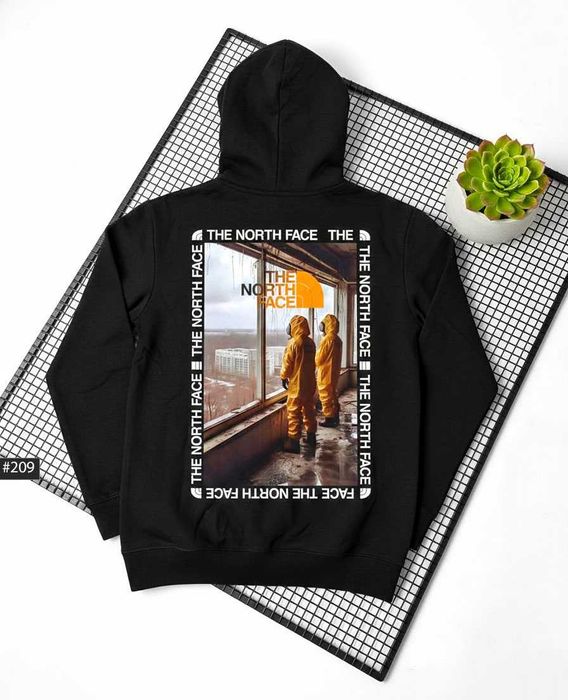 Худи Черное THE NORTH FACE Stallker (XS-XL)