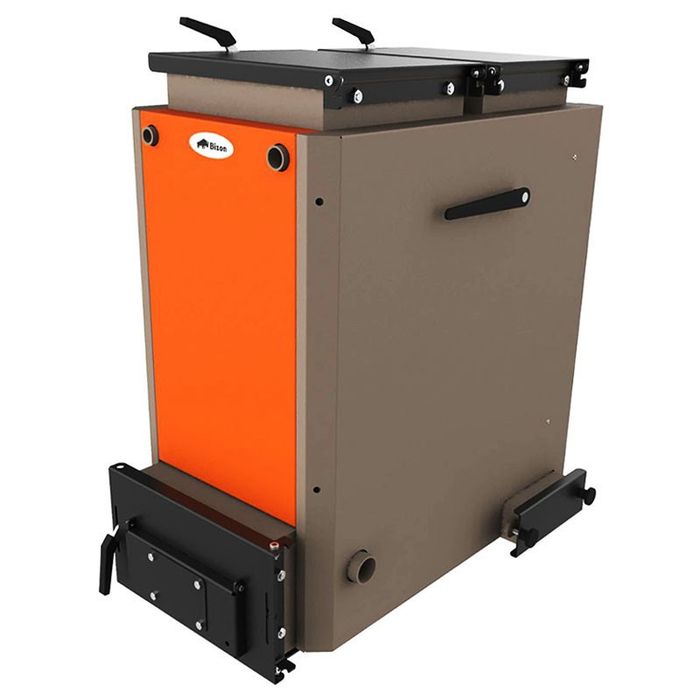 Твердопаливний шахтний котел Bizon FS Trio 20 кВт(тирса,дрова,вугілля)