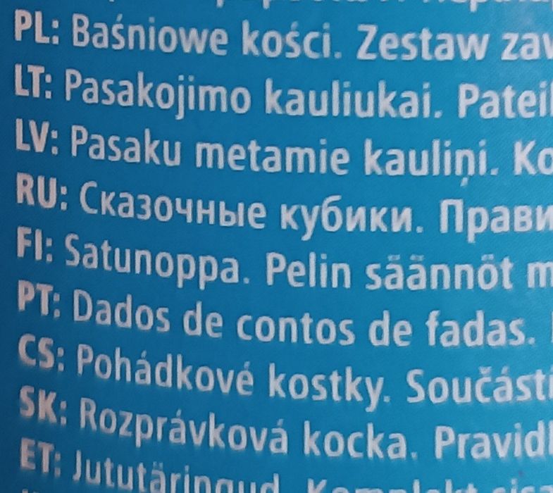 Dados de contos de fadas