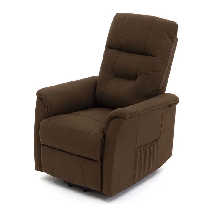 Fotel wypoczynkowy rozkładany z podnóżkiem elektryczny